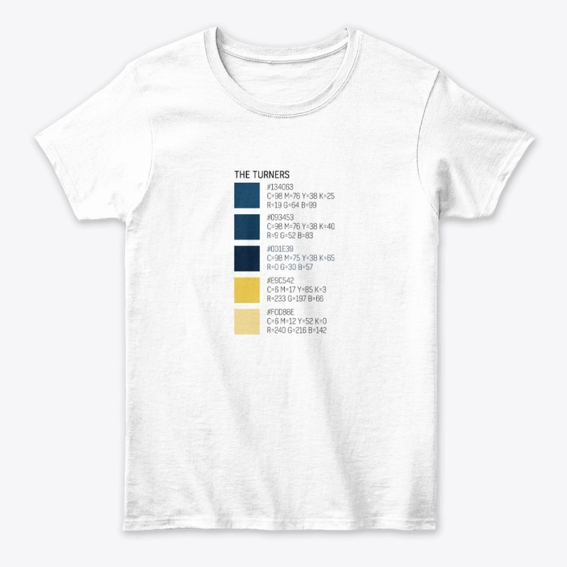 The Turners Band Merch - Color Codes