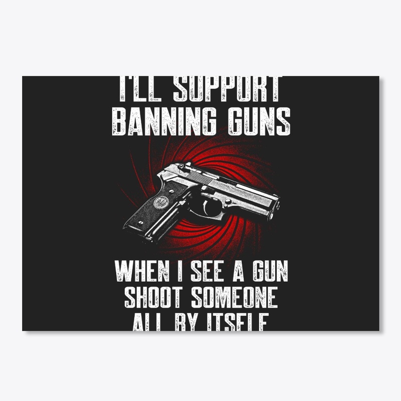 PATRIOTIC - I'LL SUPPORT BANNING M 0059