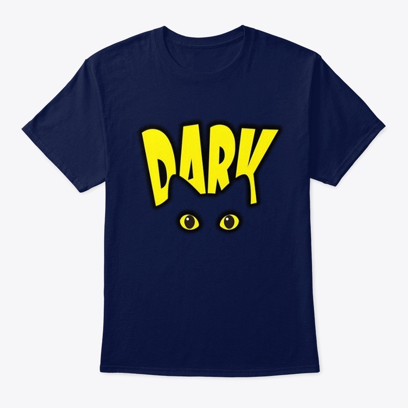 Dark Cat eye tshirt graphic design 