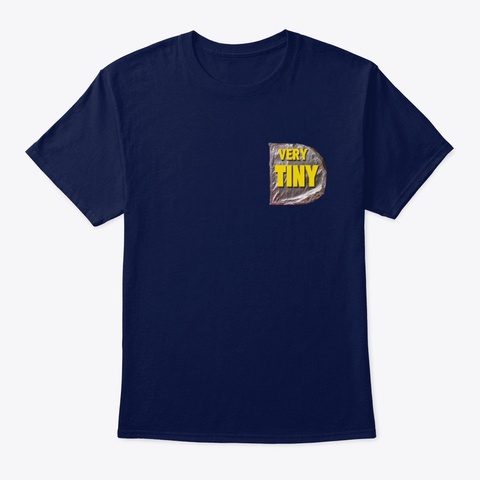 Very Tiny D Navy T-Shirt Front