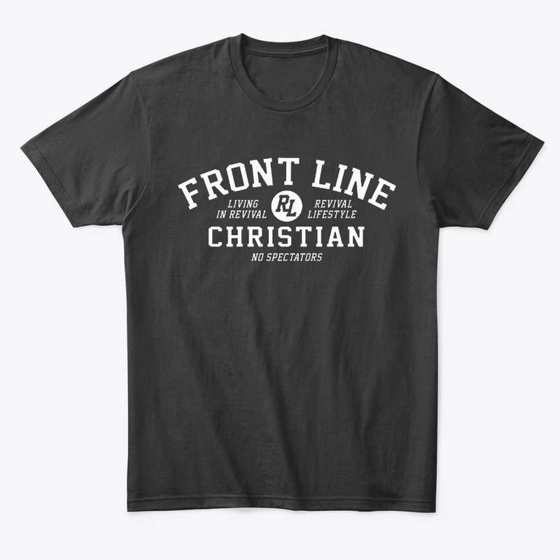 Front Line Christian White Text 