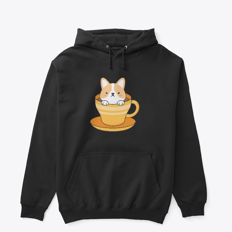 Corgi Teacup Kawaii