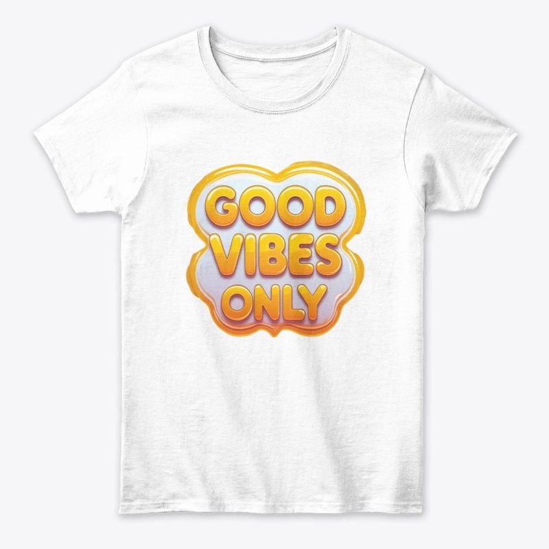 Positive  Pure Cotton Good Vibes Design 