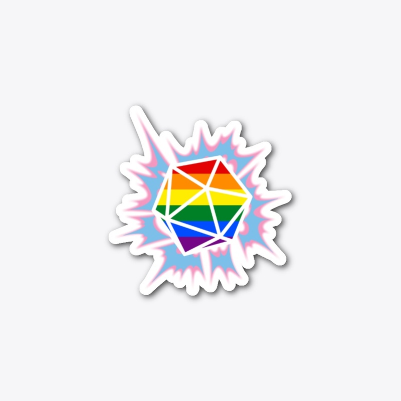 Prideburst 3" Sticker