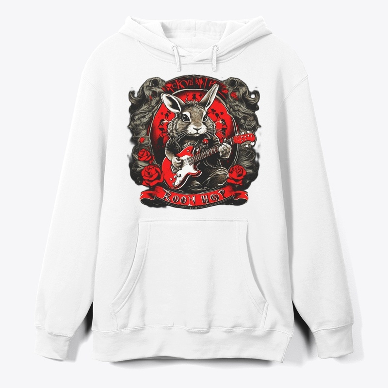 Rock N Roll Hop TShirt Design Tiger face