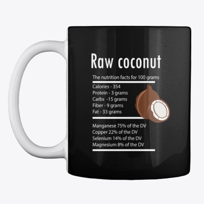 Raw coconut