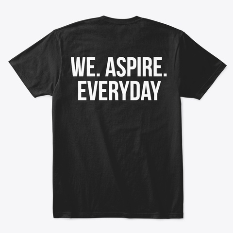 Comfort Tee Black T-Shirt Back