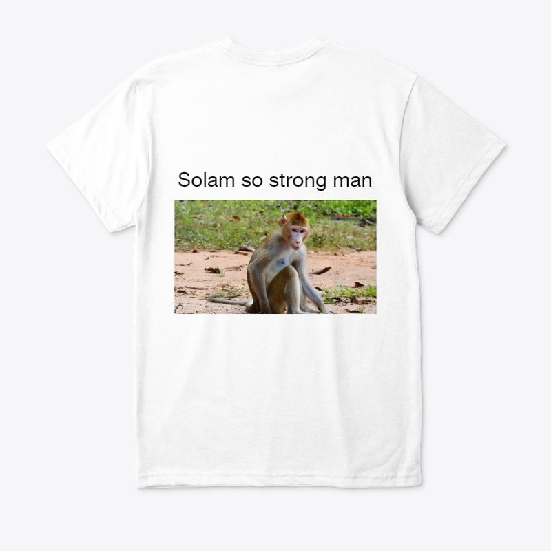 Solam on T shirt now so adorable