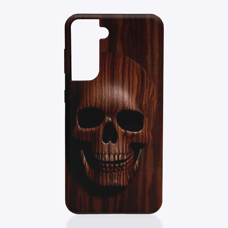 Wood Grain Skull