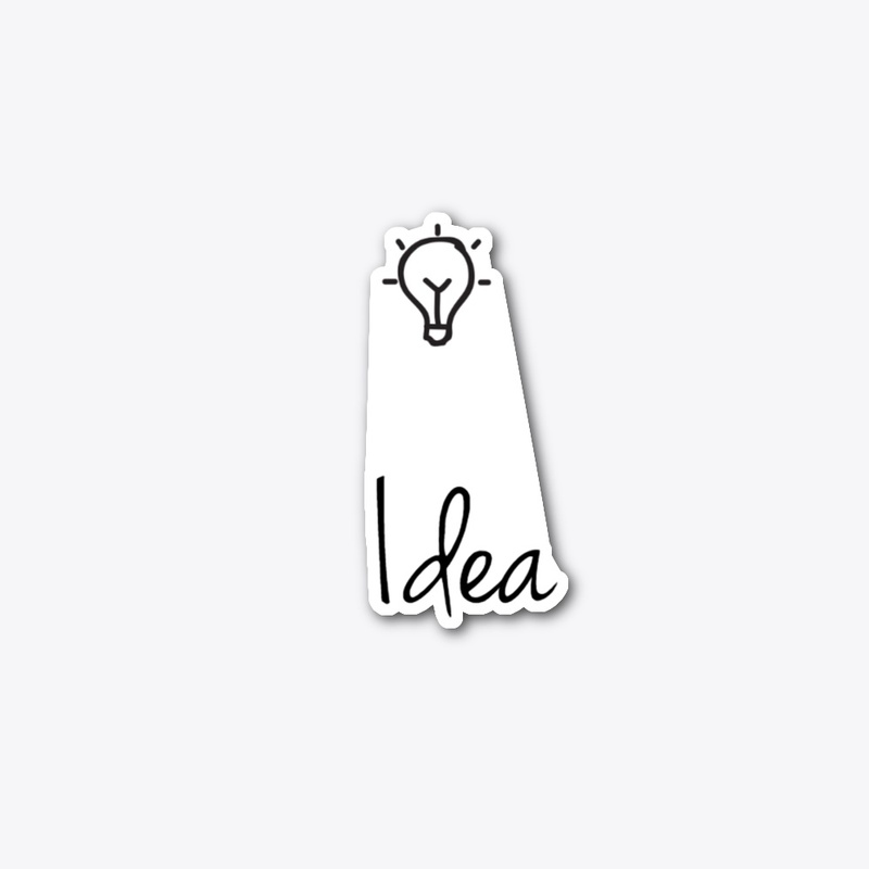 Idea Typography T-Shirt