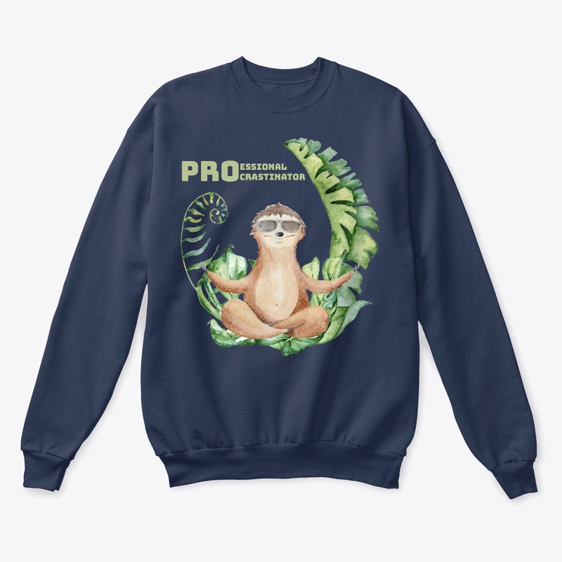 Professional Procrastinator Sloth Design