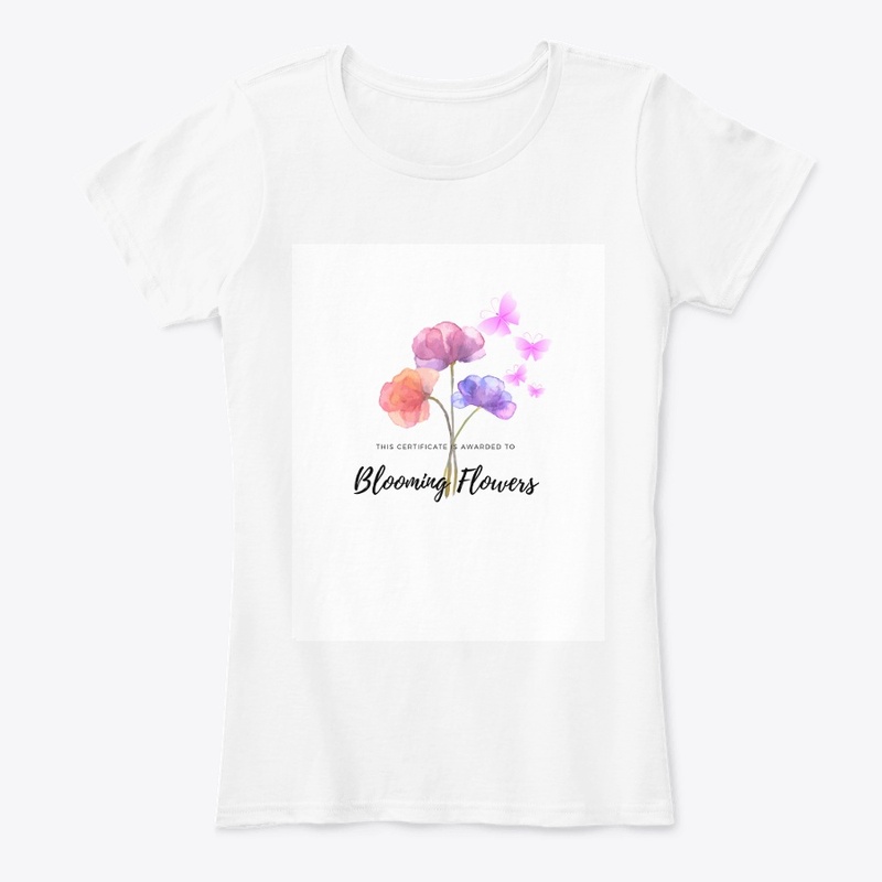 Blooming flowers T-shirt.