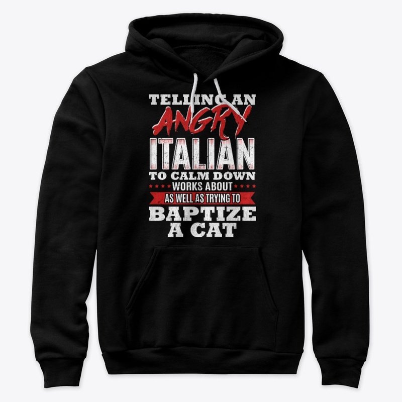 Italian Gift, Calm Down Like Baptize Cat