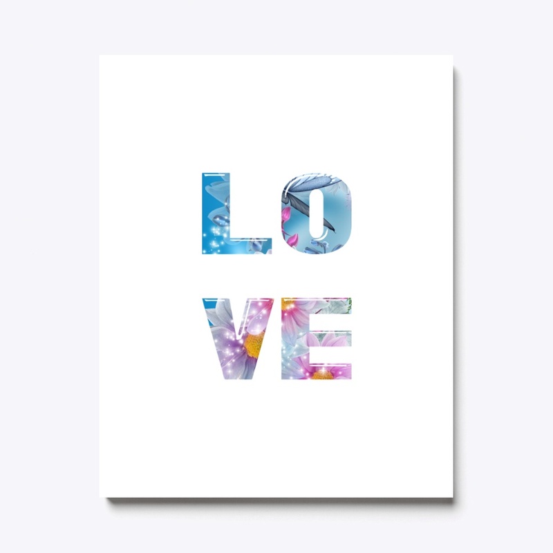 Love Print half and Long Sleeves T-shirt