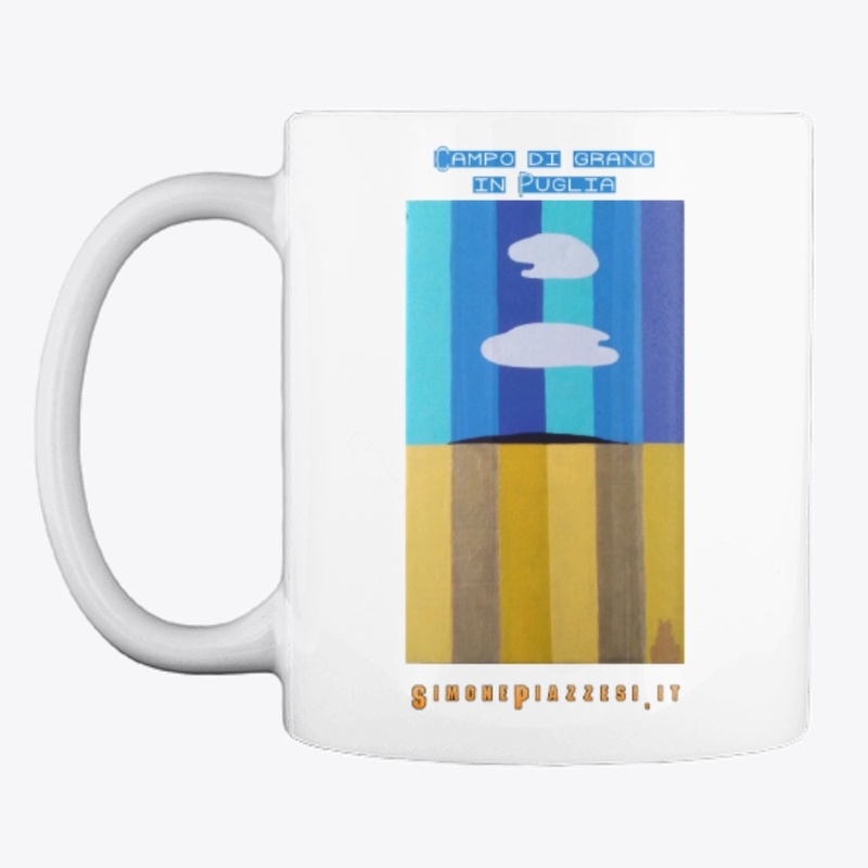Campo di grano in Puglia tazza