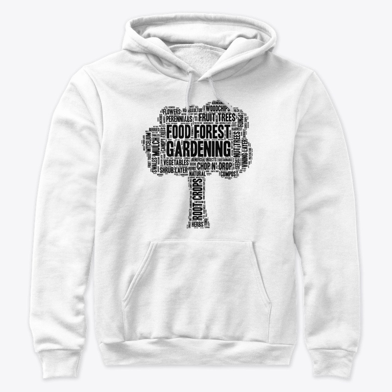 Food Forest Gardening Black Lettering 