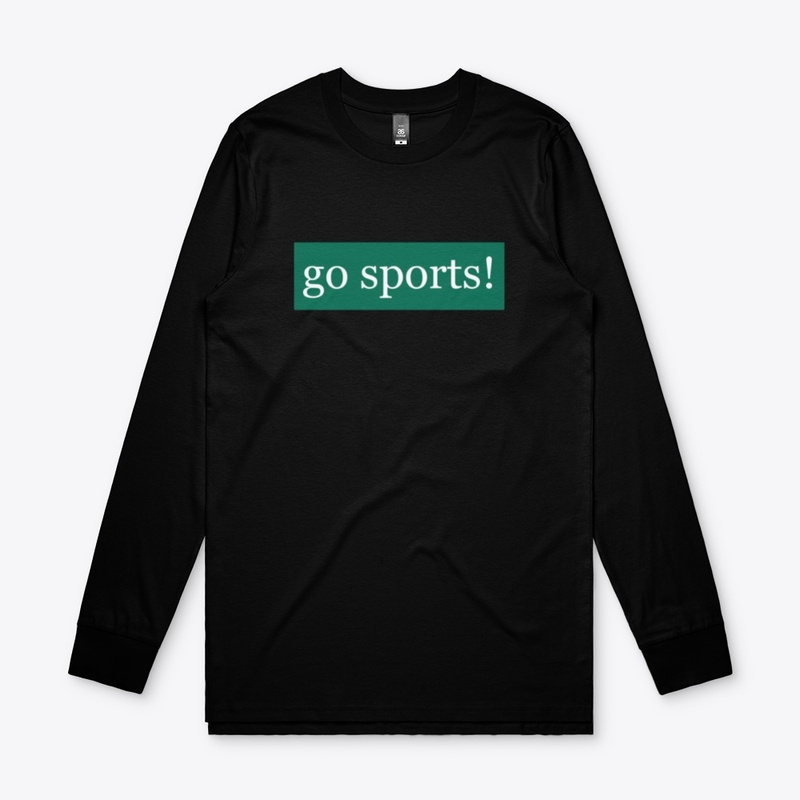 Go Sports Written in White on Green