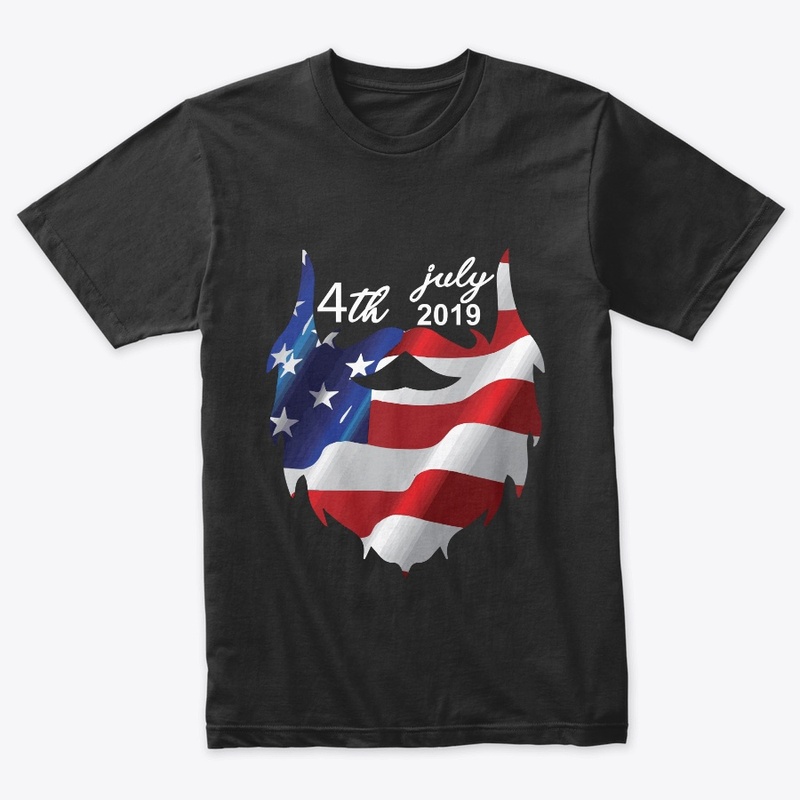 USA Anniversary Beard Lover's T-Shirt