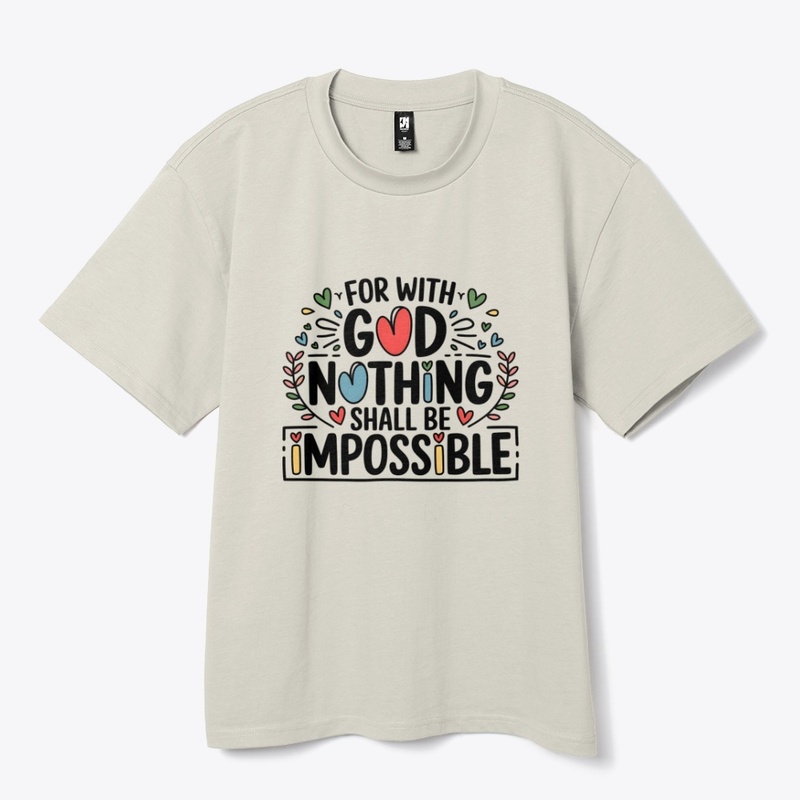 For God nothing impossible