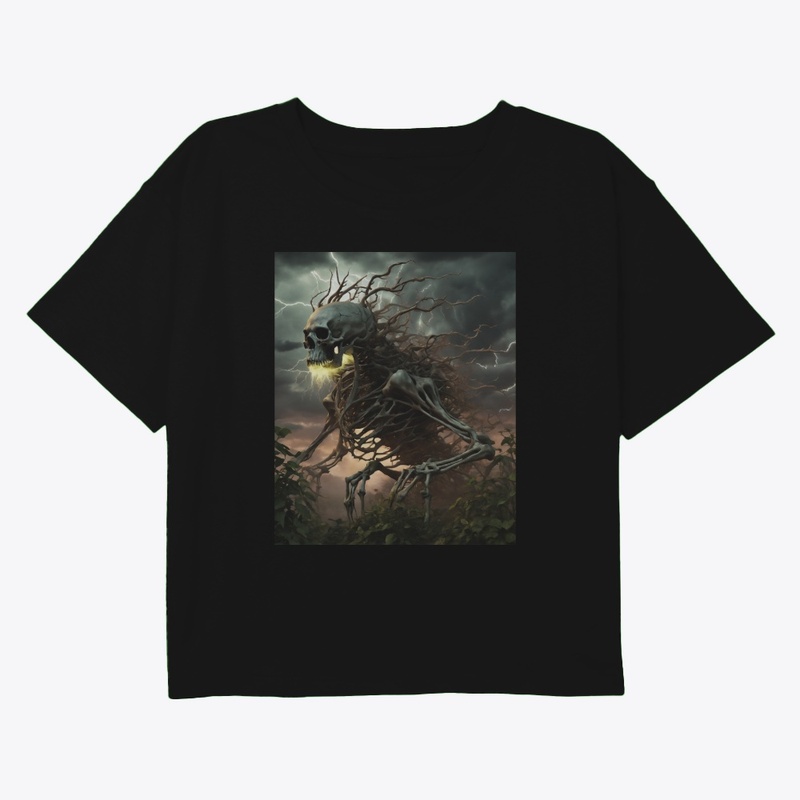 Haunting Skeletal Creature Storm
