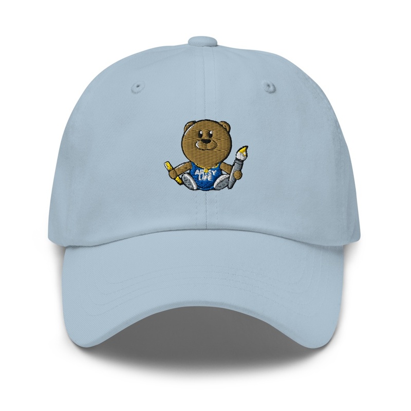 Artsy Teddy Bear Dad Cap
