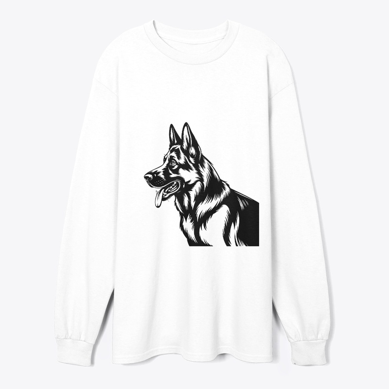 Bold German Shepherd Dog