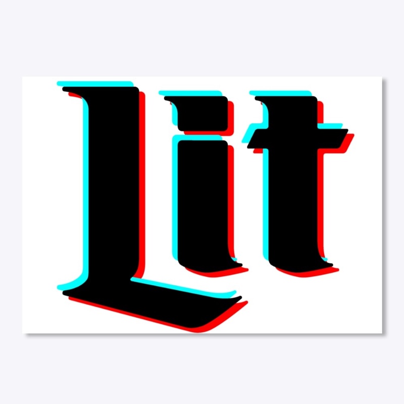 LIT APPAREL LOGO 3D