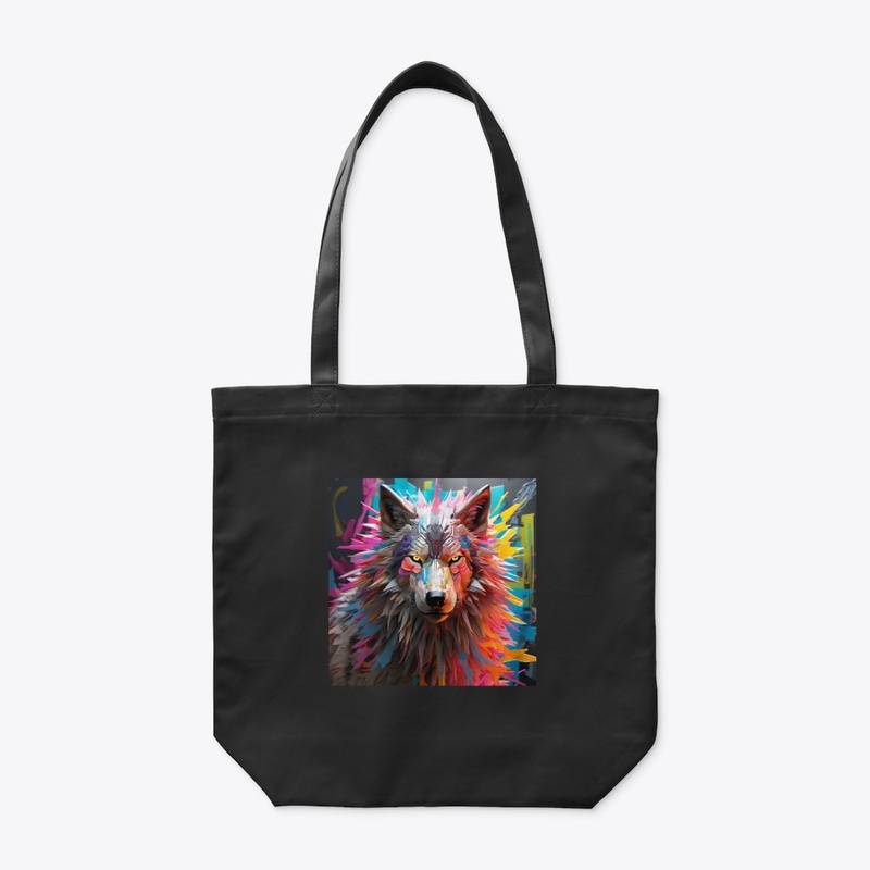 Vibrant Wolf Spirit