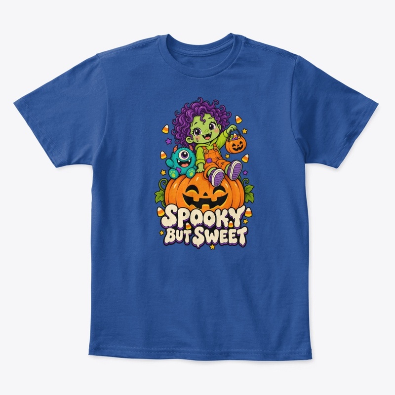 Spooky But Sweet Halloween Kids Shirt