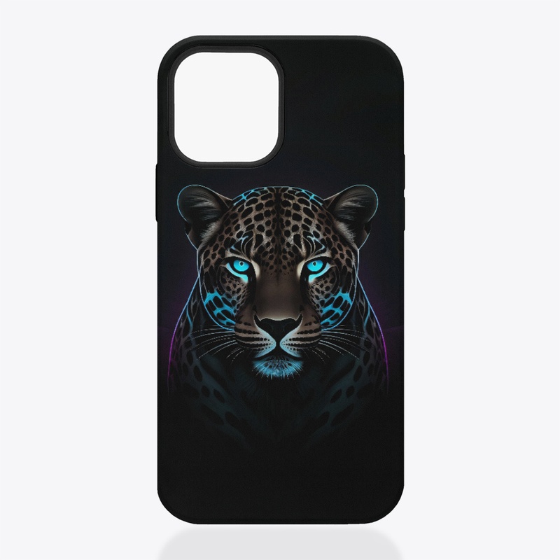 iPhone Tough Case with leopard design