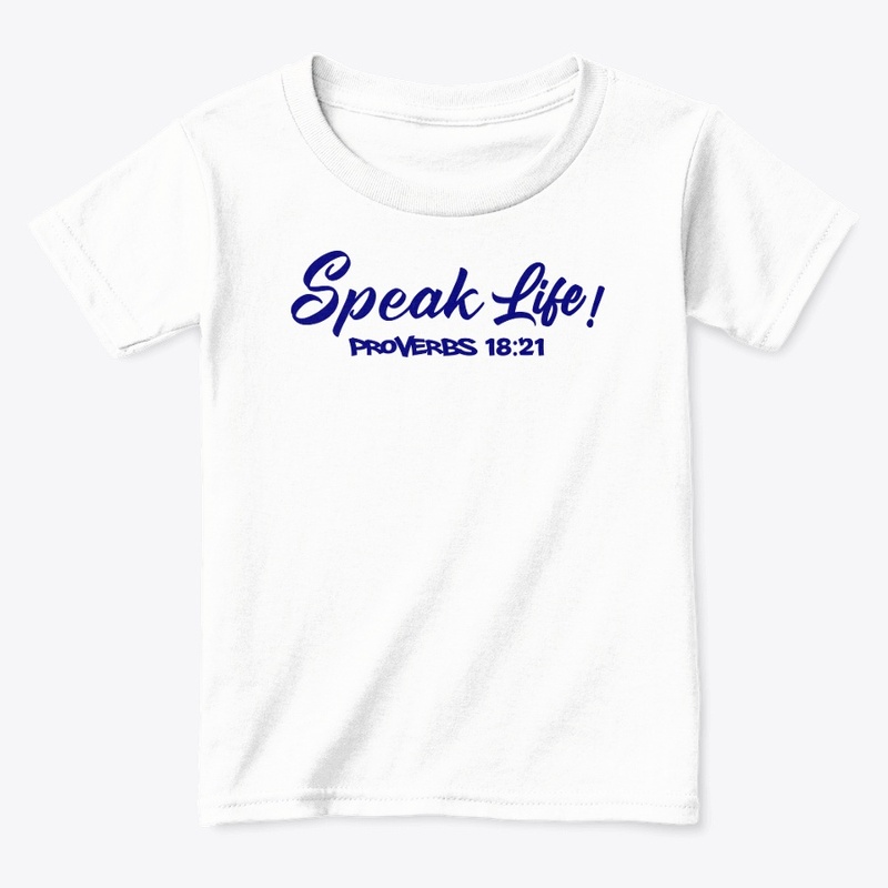 Speak Life!(Navy Blue Ink)