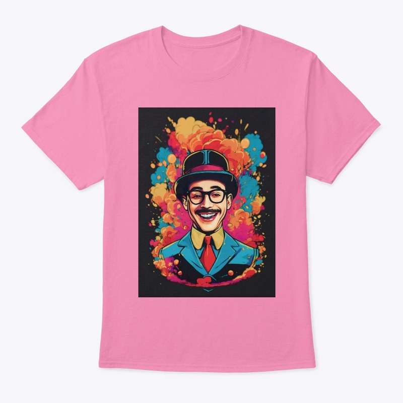 A gentleman laughing t-shirt design 
