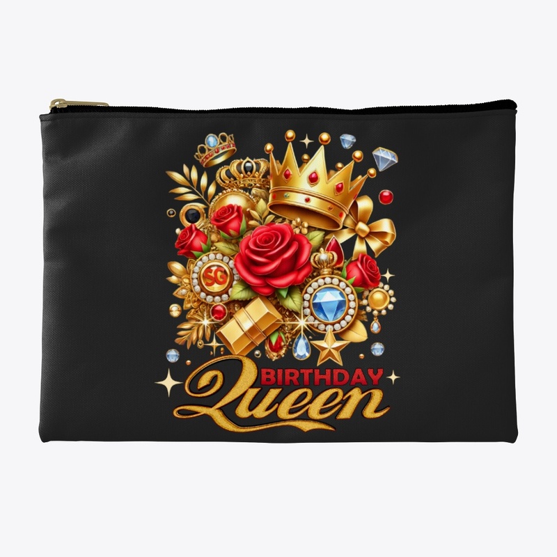 Vintage Crown Birthday Queen