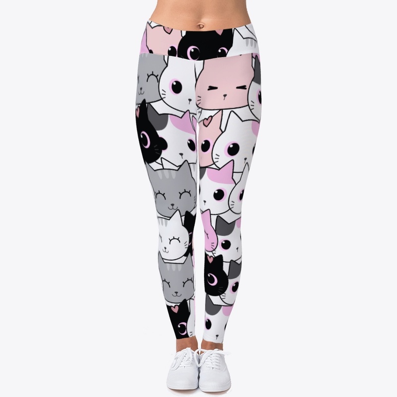 Cute Cats Allover Print