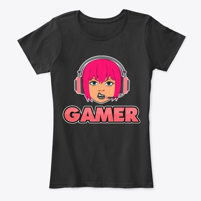 Pink Gamer Girl 