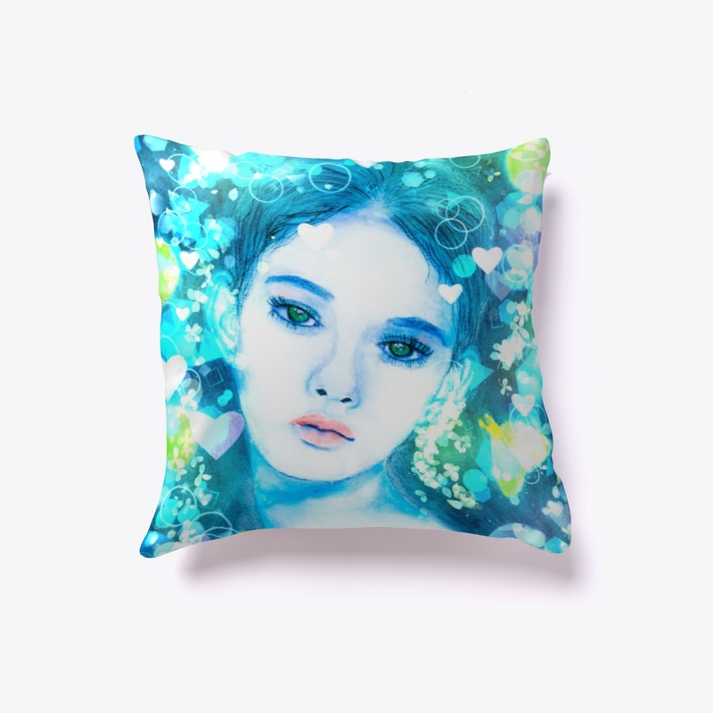 Lady in blue
