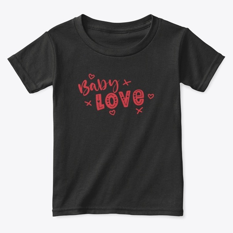 Baby Love Black T-Shirt Front