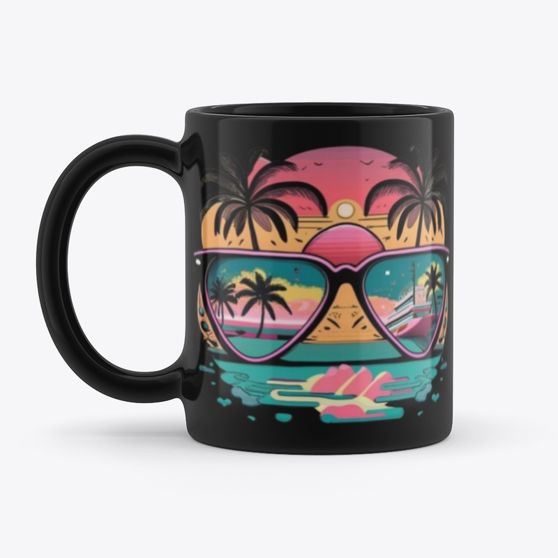 Tropical Sunset Vibes Mug's