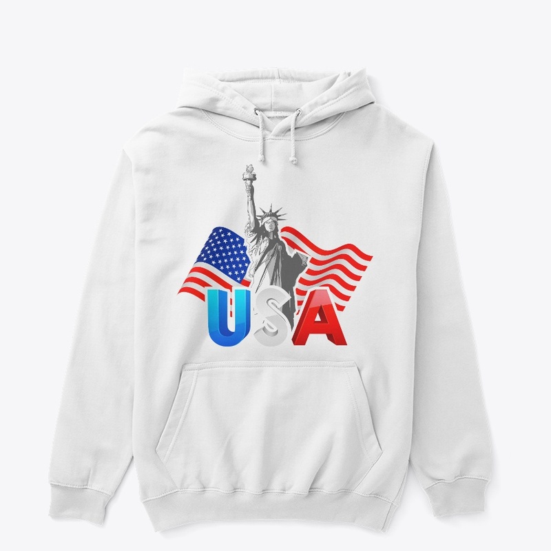 USA T Shirt Hoodies Unisex