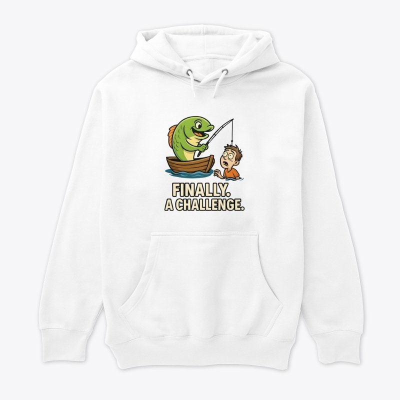 Fish Challenge Humor Tee