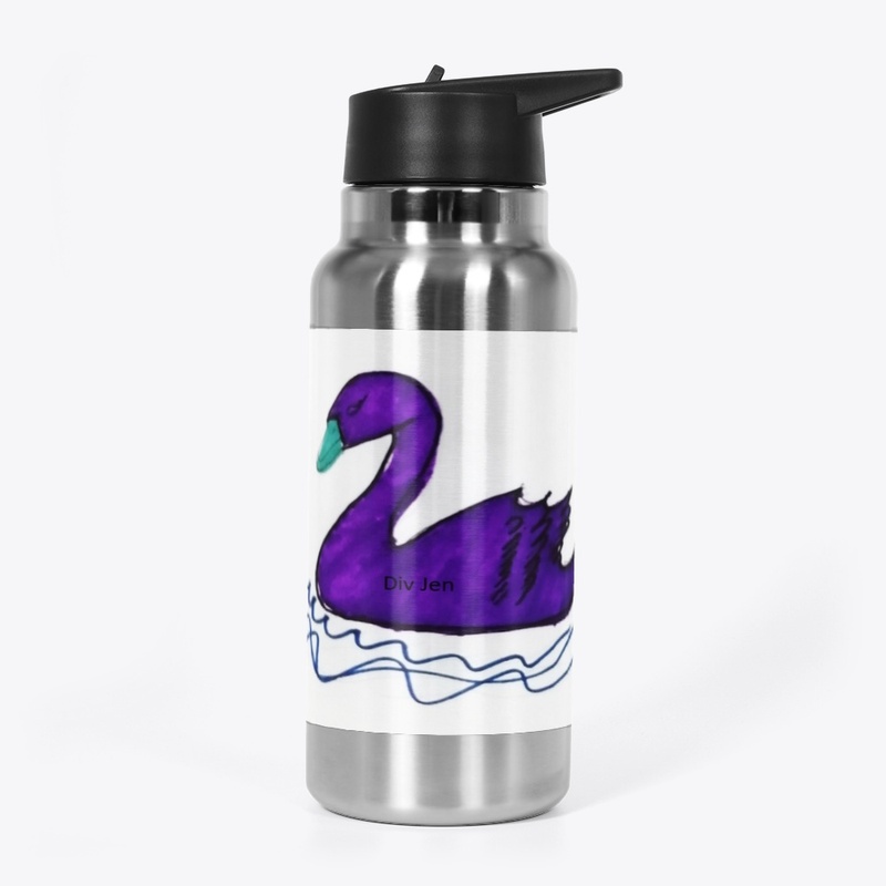 Div Jen 32oz Stainless Water Bottle