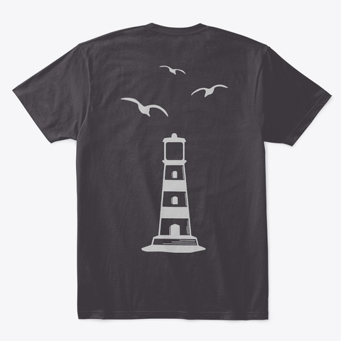 Hope Set Heathered Charcoal  áo T-Shirt Back