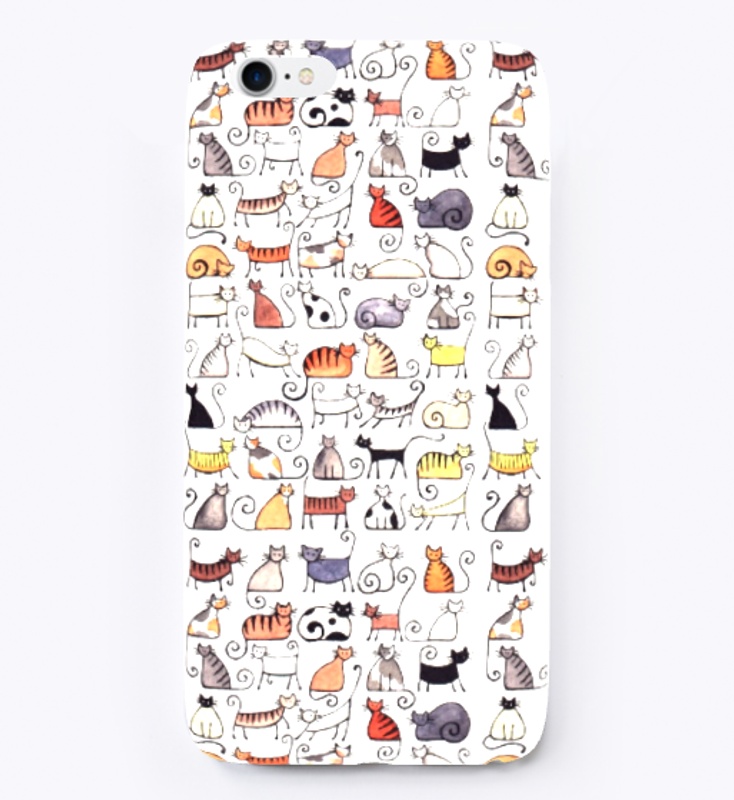 Cats Design iPhone Cases
