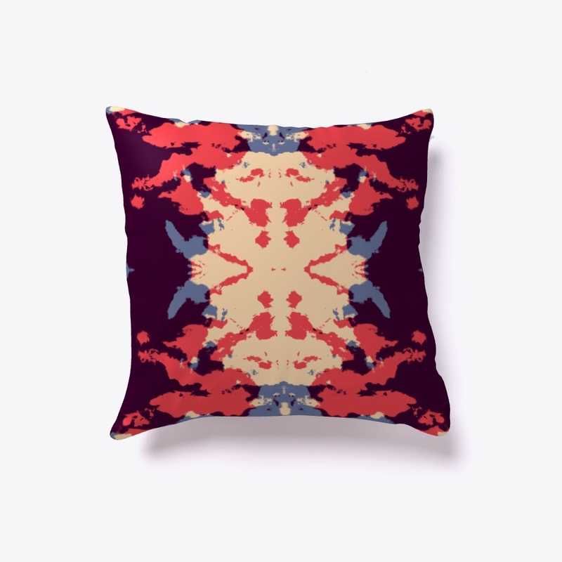 Colorful Abstract Ink Blot Rorschach