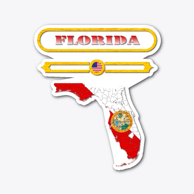 FLORIDA MAP, FLORIDA, USA. SAMER BRASIL