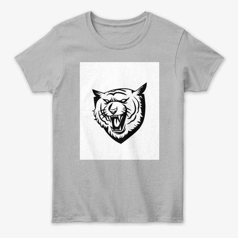 Minimalist Lion Tee – B&W Design