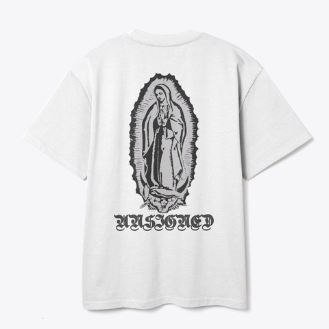 Unsigned   Guadalupe White Maglietta Back