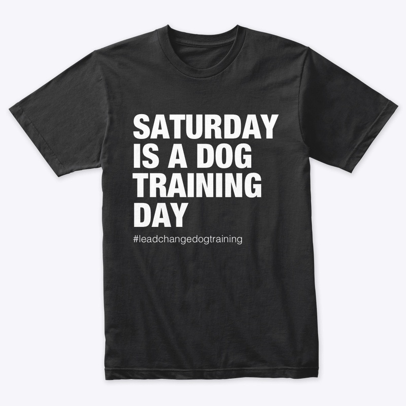 Saturday is a Dog Training Day