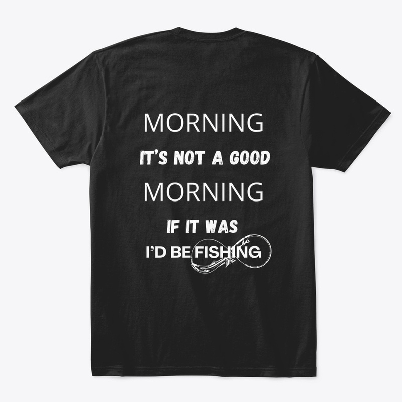 funny fishing design about mornings 