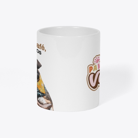 Primero Café, Luego Paseos White Maglietta Right